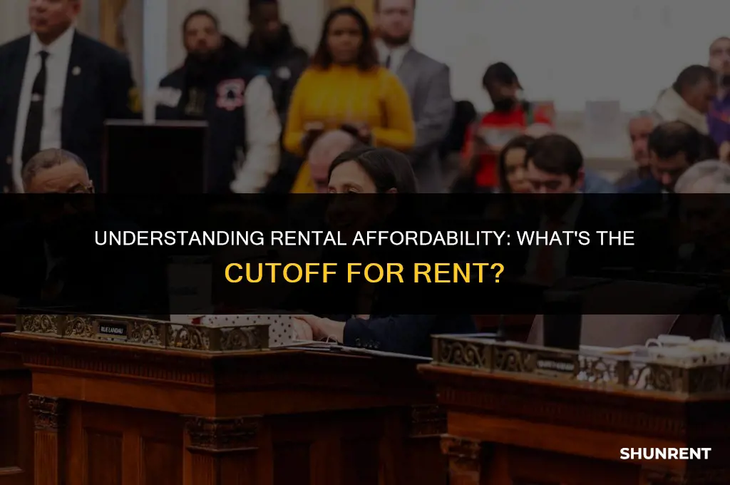 what is the cut off for rent