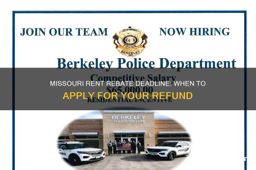 what is the deadline for rent rebate in missouri