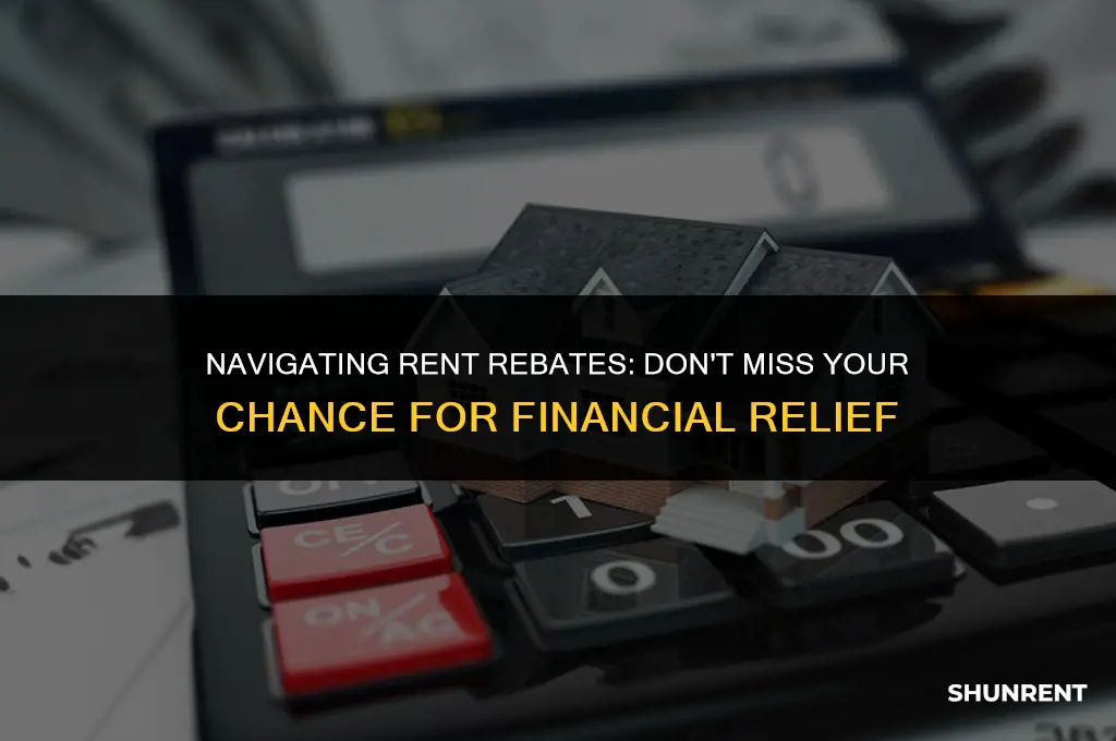 what is the deadline for rent rebate