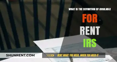 Understanding IRS Definition of Available for Rent: A Comprehensive Guide