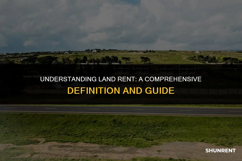 what is the definition of land rent