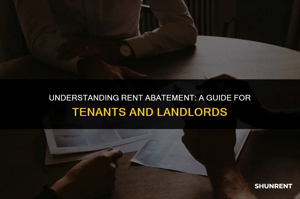 what is the definition of rent abatement