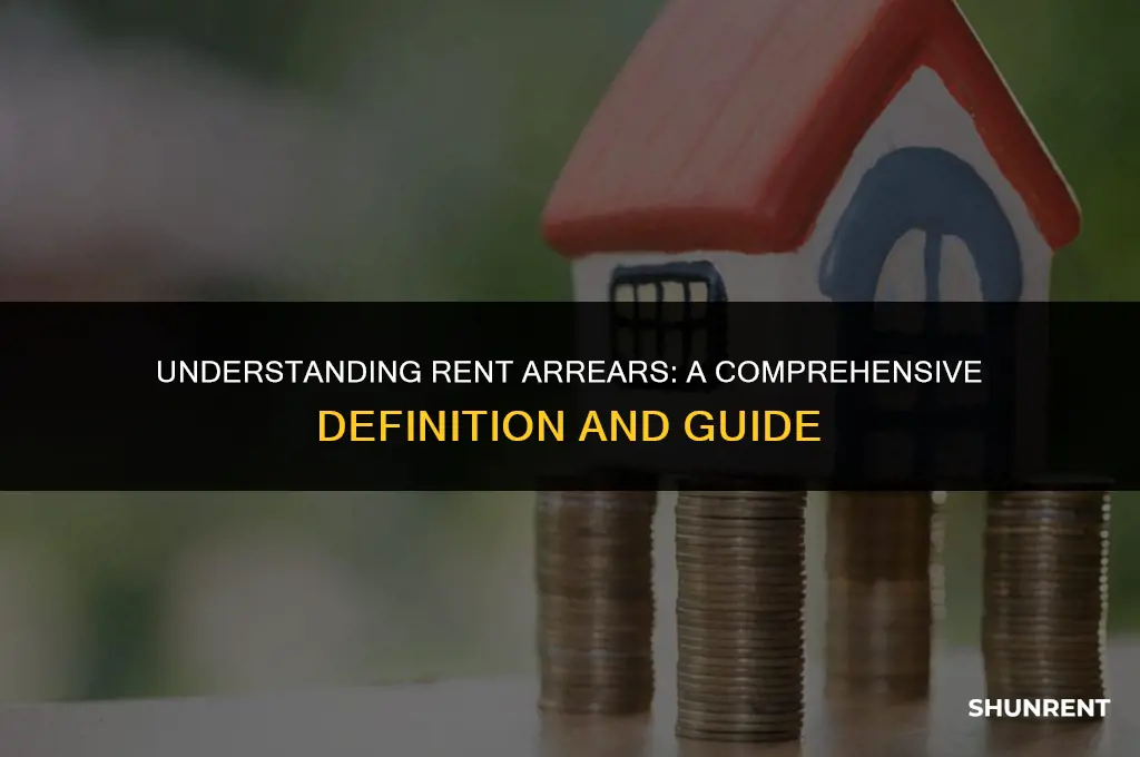 what is the definition of rent arrears