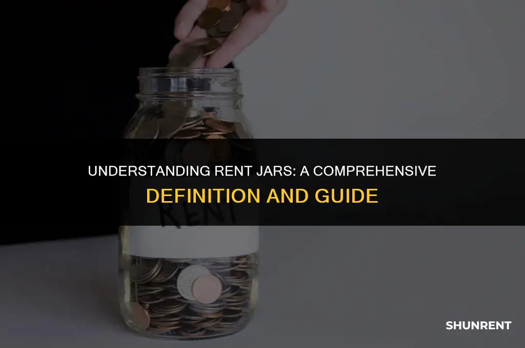 what is the definition of rent jar