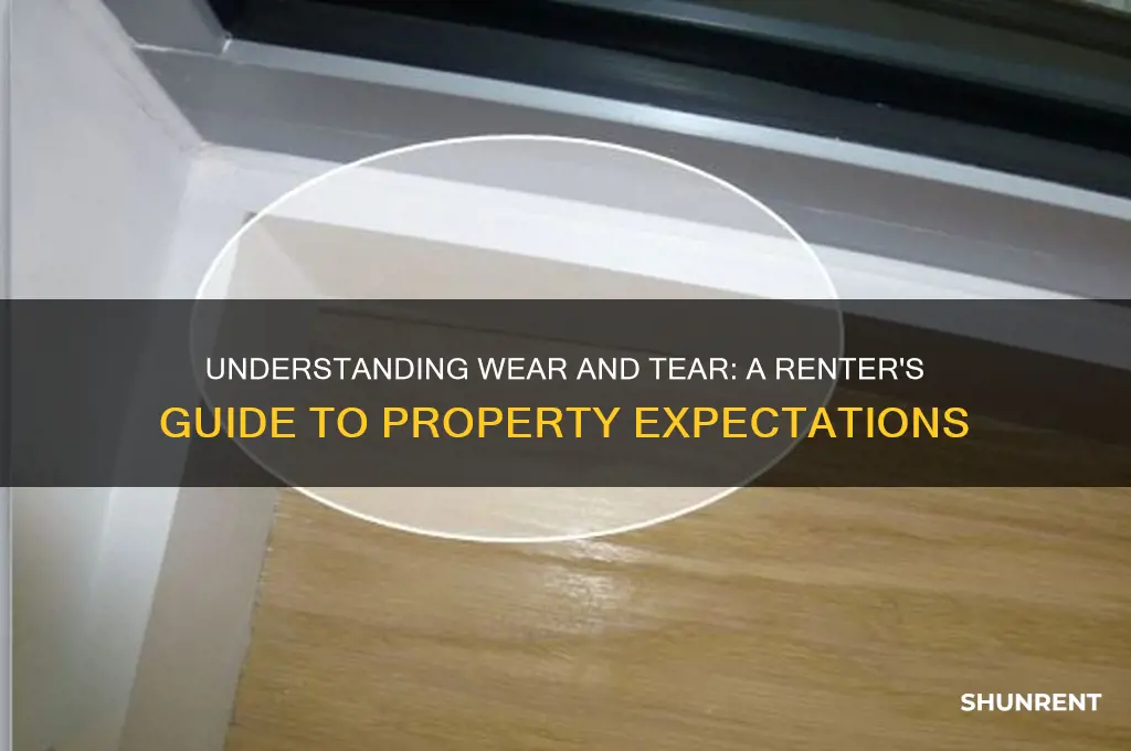 what is the definition of wear and tear for renting