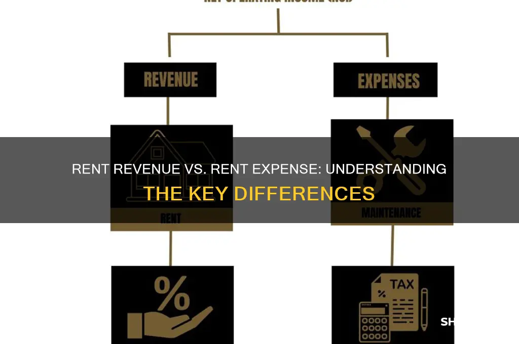 what is the difference betweeb rent revenue and rent expense