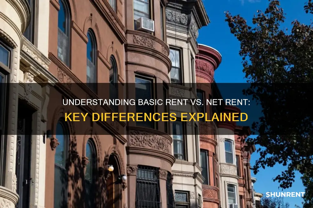 what is the difference between basic rent and note rent