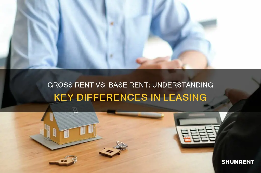 what is the difference between gross rent and base rent