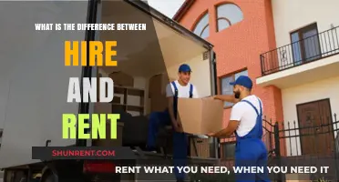 Hire vs. Rent: Understanding the Key Differences and Best Uses