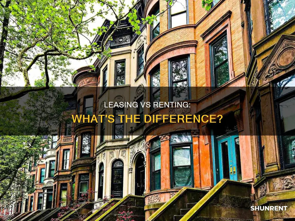 what is the difference between leased and rented