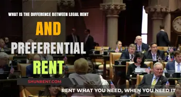 Legal vs. Preferential Rent: Understanding Key Differences for Tenants
