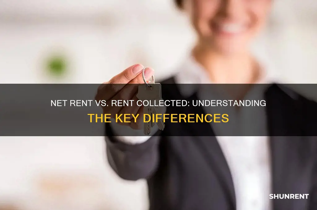 what is the difference between net rent and rent collected