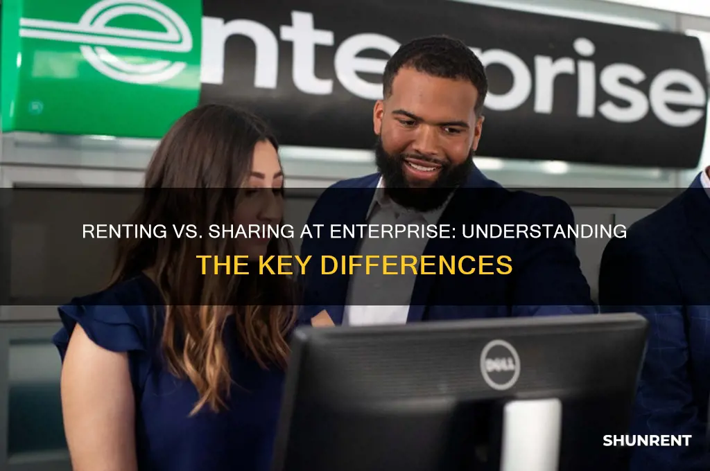 what is the difference between renting and sharing at enterprise