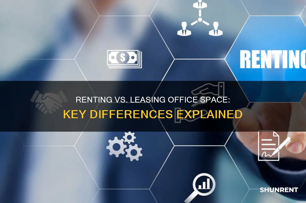 what is the differnce between renting and leasing office space