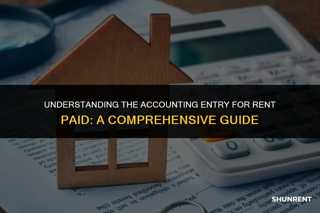 what is the entry of rent paid