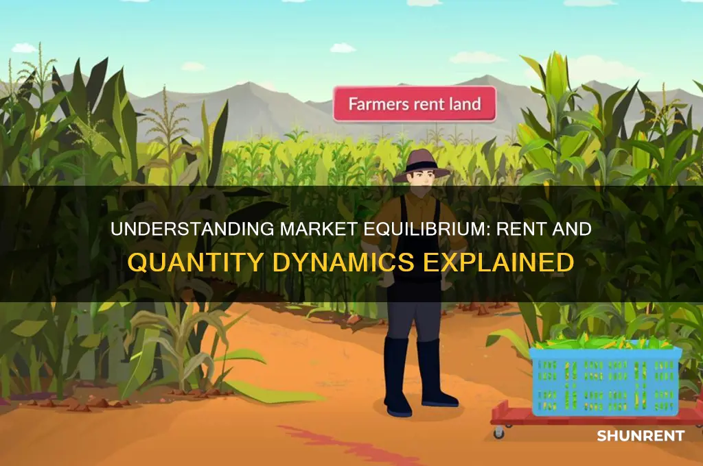 what is the equilibrium rent and quantity in the market