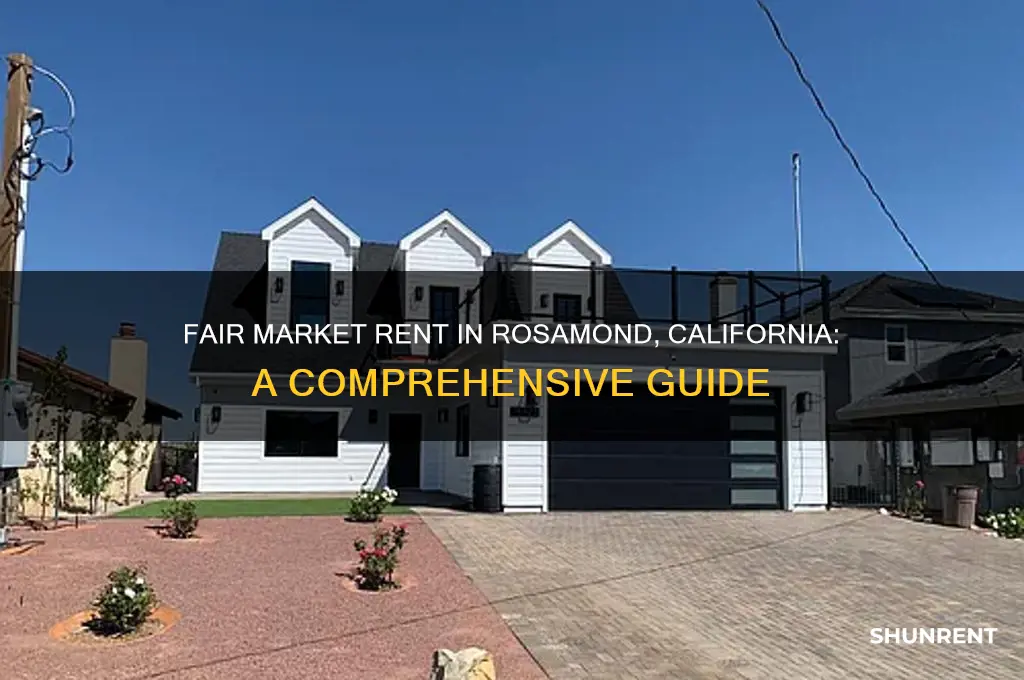 what is the fair markert value rent for rosamond california