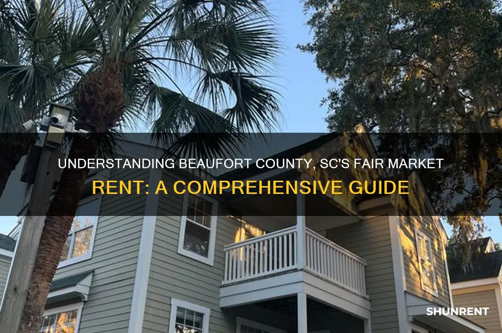 what is the fair market rent in beaufort county sc