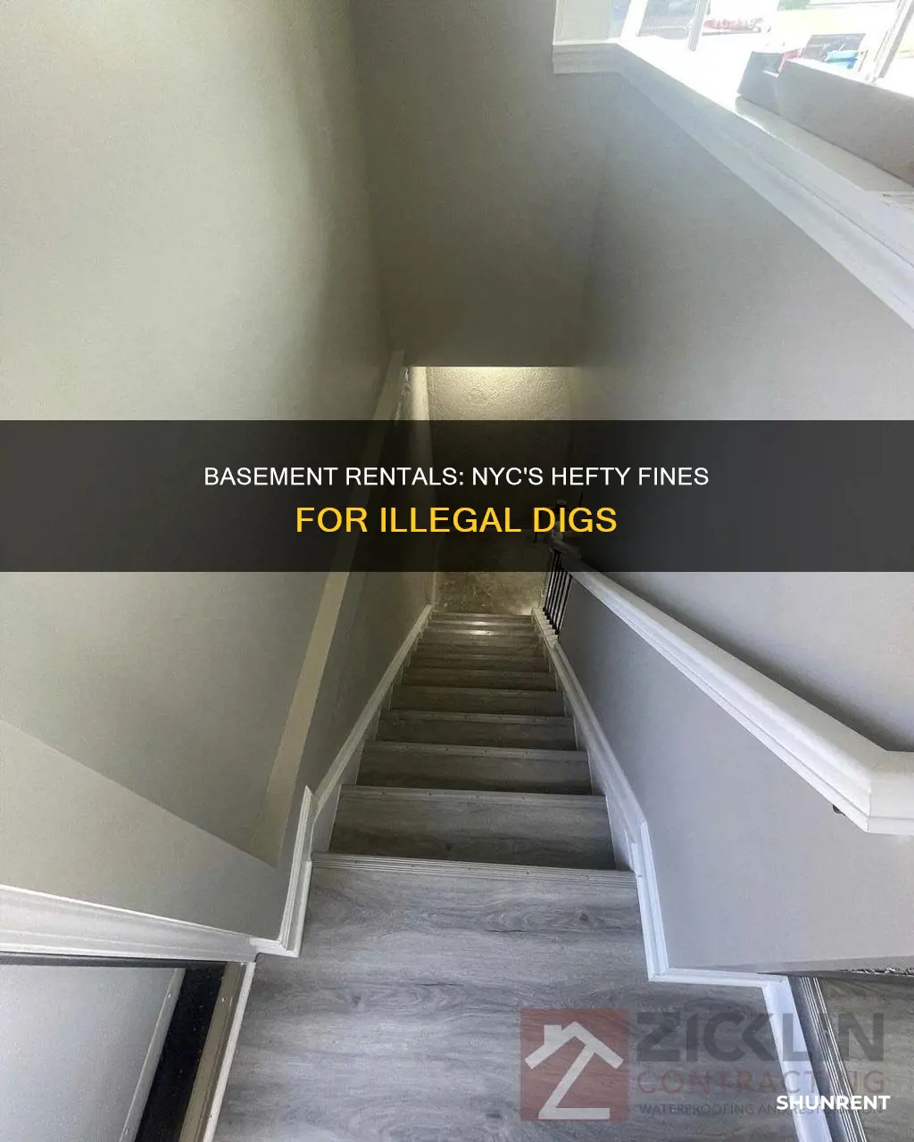 what is the fine for renting an illegal basement nyc