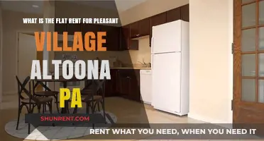 Flat Rent Guide for Pleasant Village in Altoona, PA