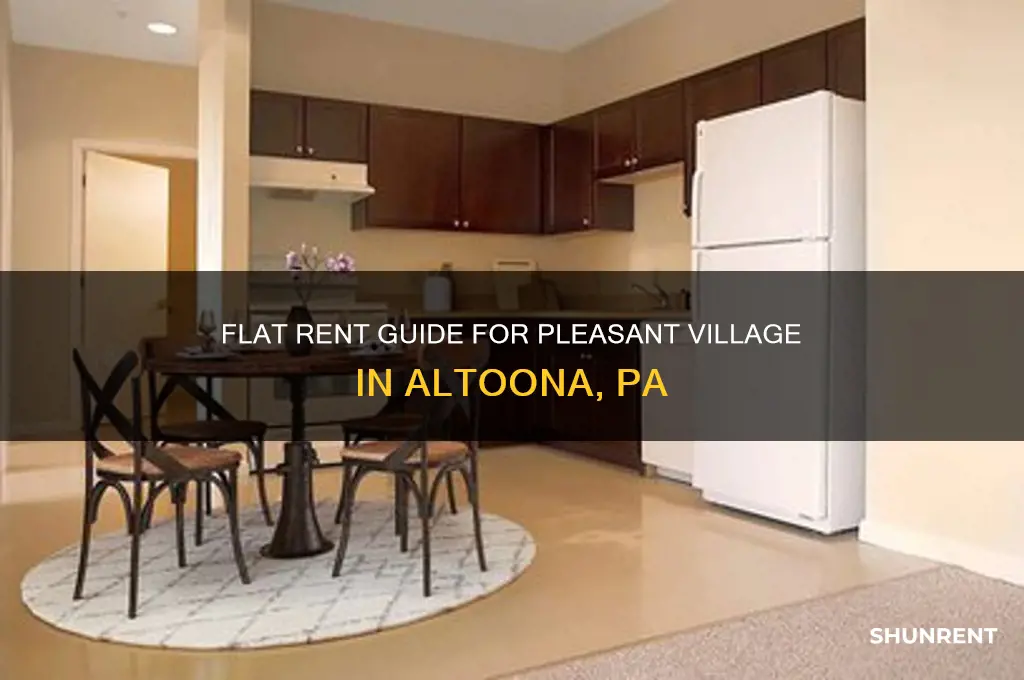 what is the flat rent for pleasant village altoona pa
