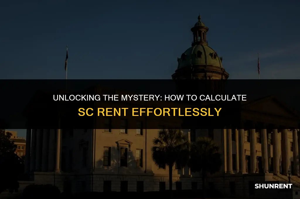 what is the formula for sc rent