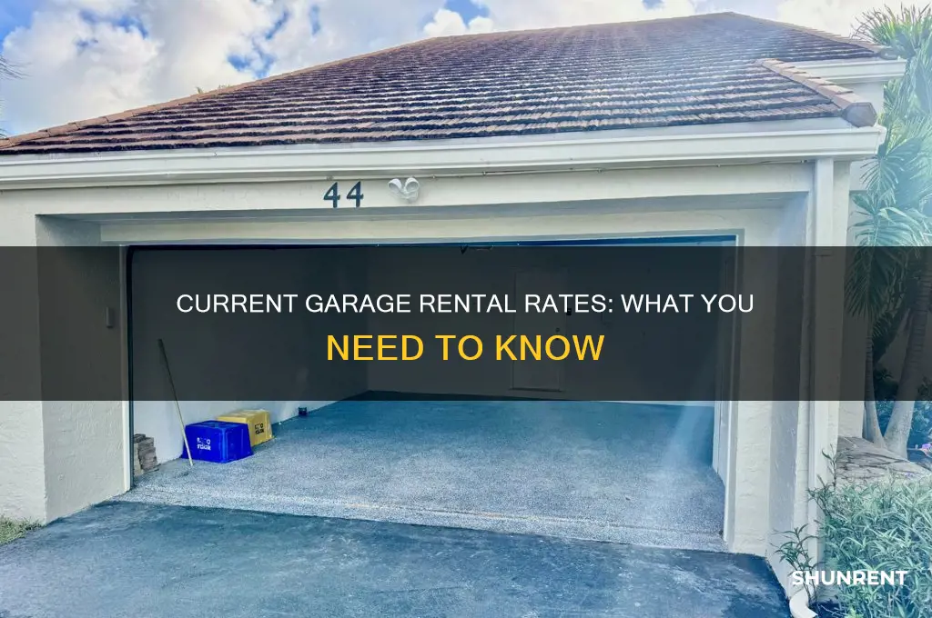 what is the going rate for renting a garage