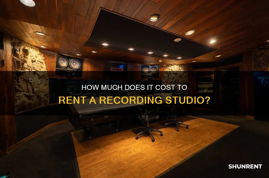 what is the going rate to rent a recording studio