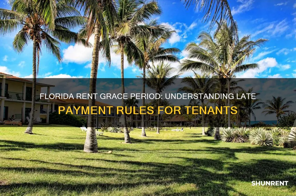 what is the grace period for rent in florida