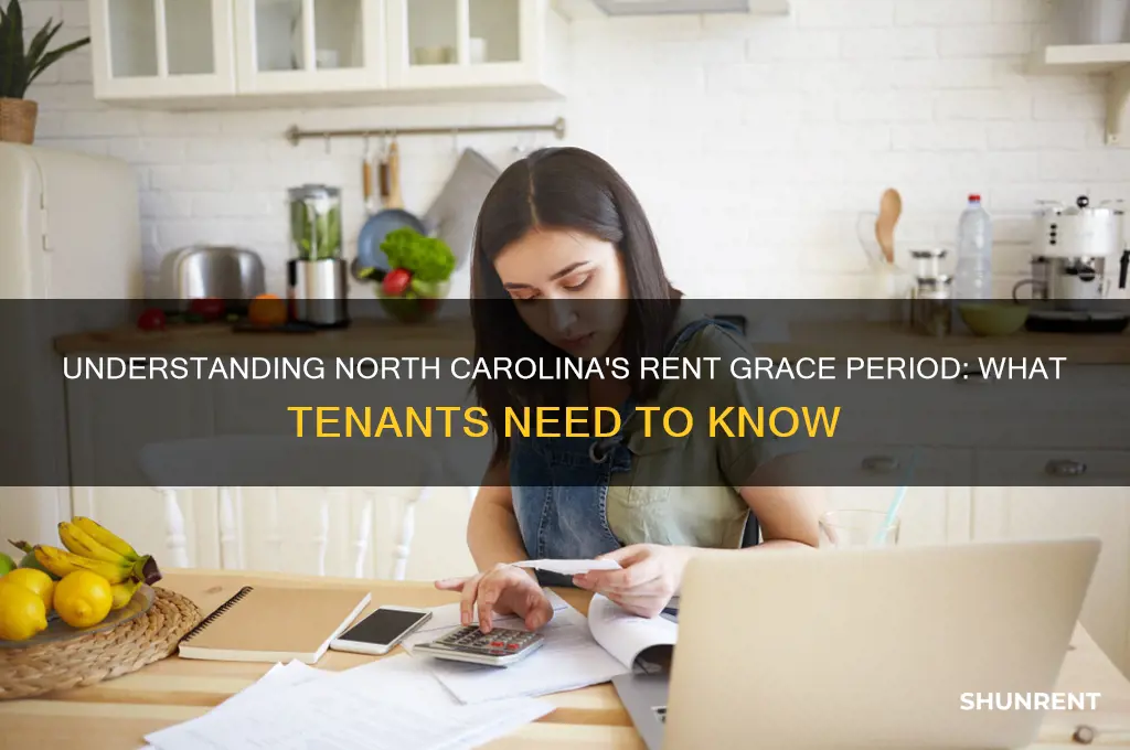 what is the grace period for rent in north carolina