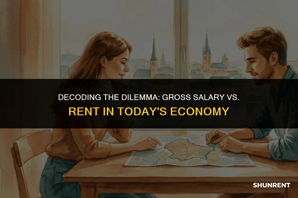 what is the gross salary over rent
