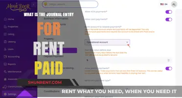 Understanding Journal Entries: Recording Rent Payments in Accounting