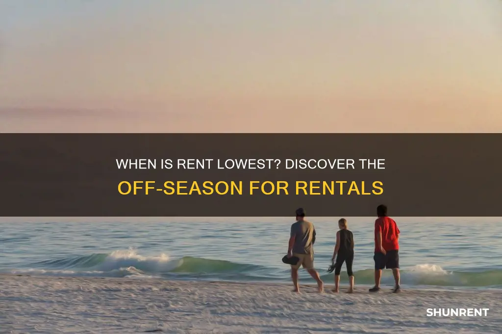 what is the low time for rent season