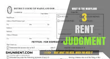 Understanding the Maryland 3 Rent Judgment: A Tenant's Guide