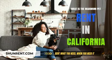 Pet Rent in California: Understanding the Maximum Limit