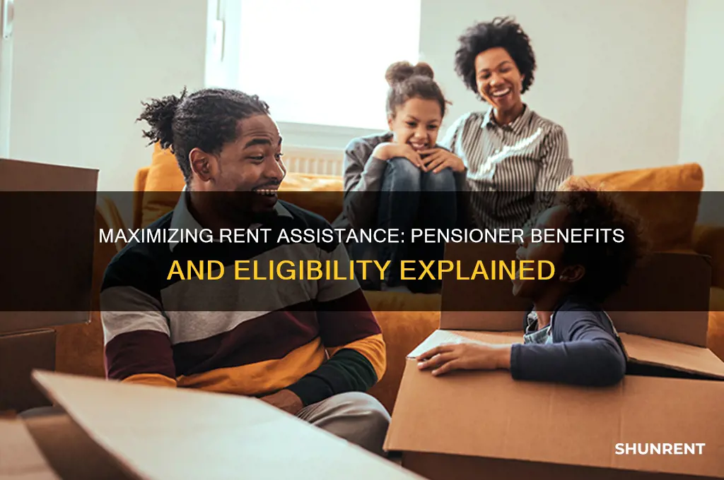 what is the maximum rent assistance for a pensioner