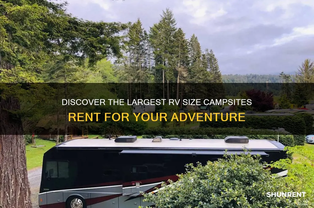 what is the maximum size rv a campsite has rents