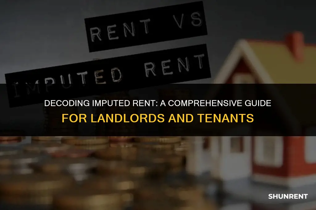 what is the meaning of imputed rent