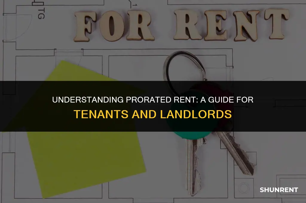 what is the meaning of prorated rent