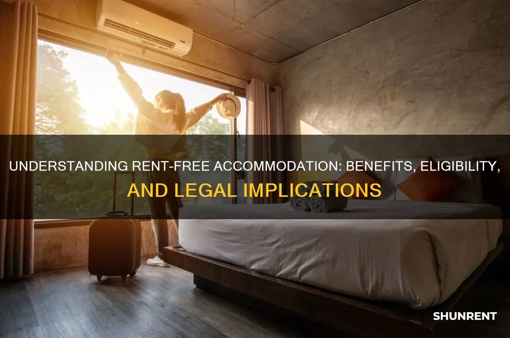 what is the meaning of rent free accommodation