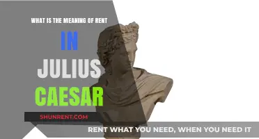 Unraveling the Meaning of 'Rent' in Julius Caesar: A Deep Dive