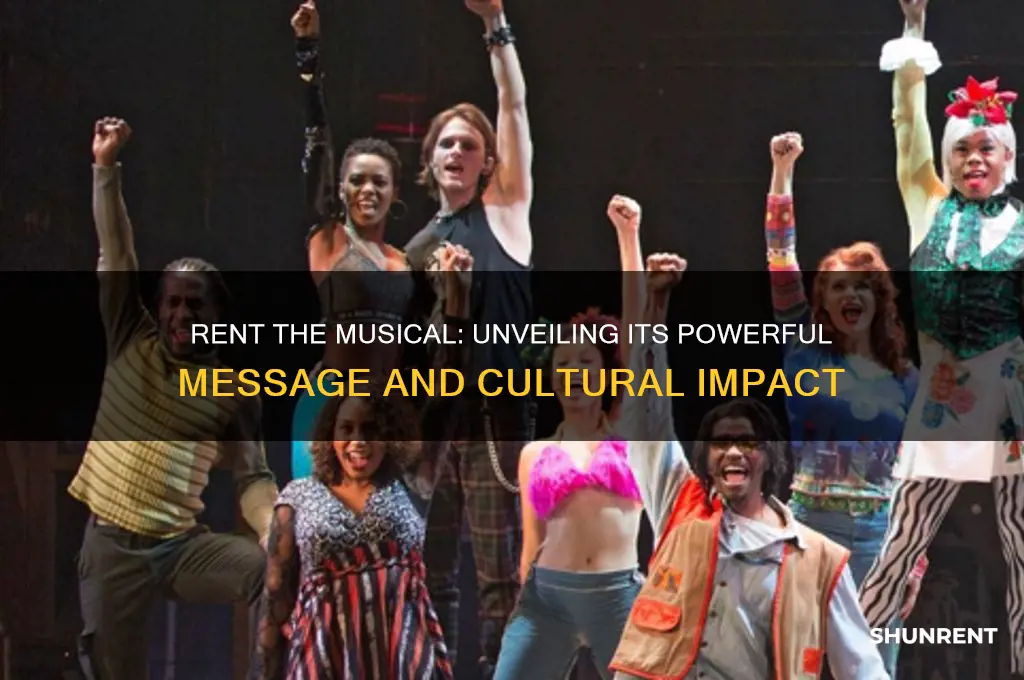 what is the meaning of rent the musical