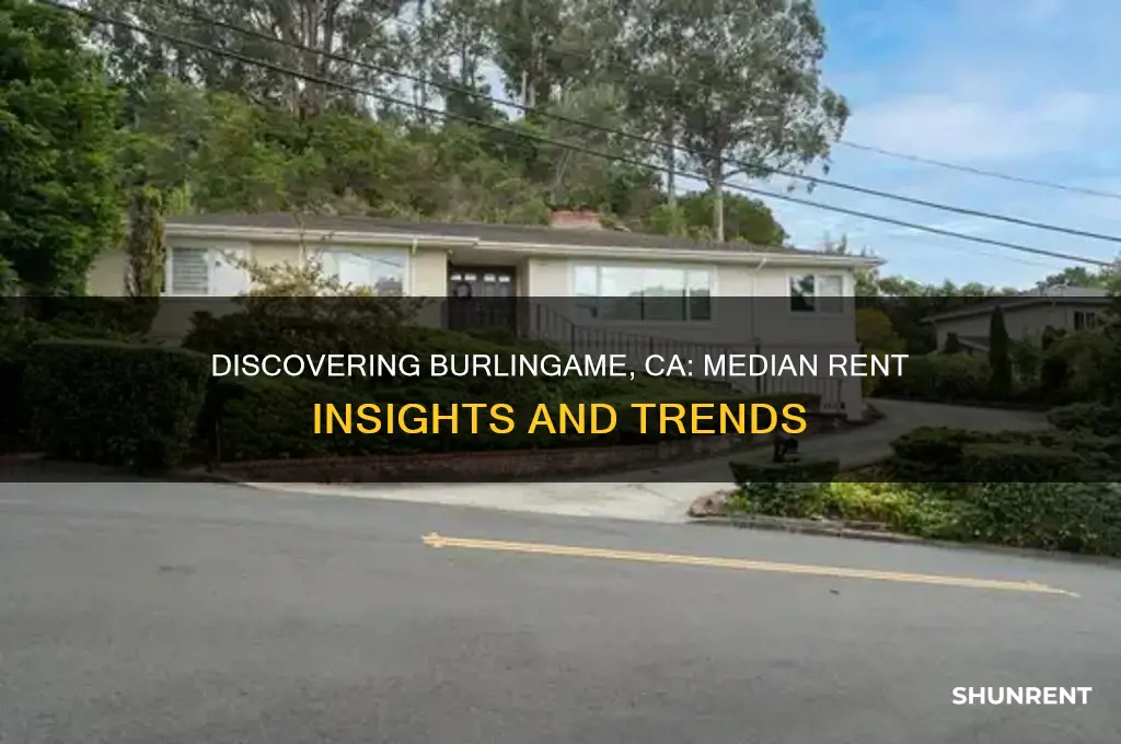 what is the median rent in burlingame ca