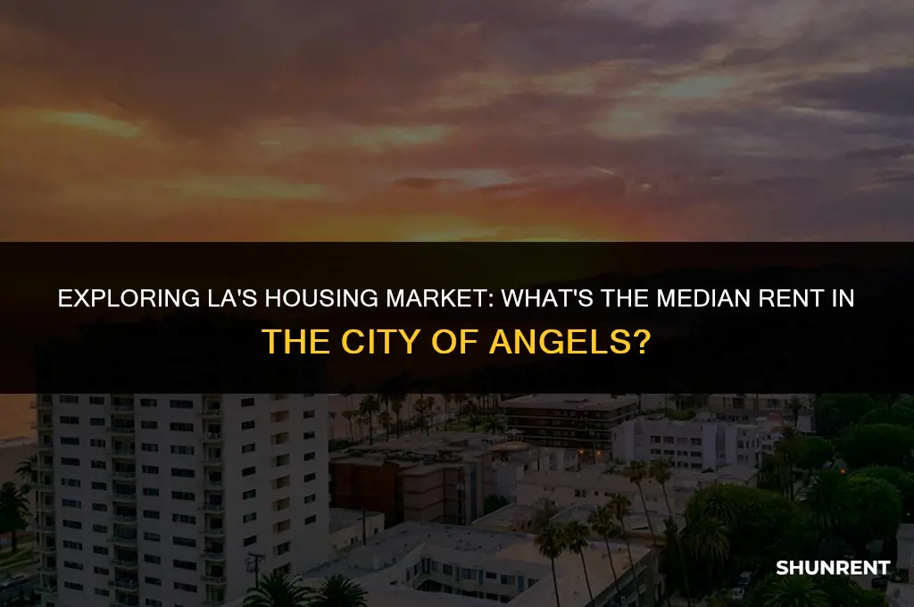 what is the median rent in la