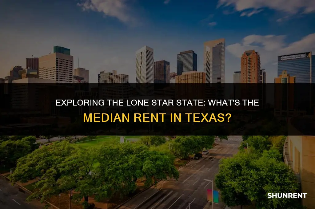 what is the median rent in texas
