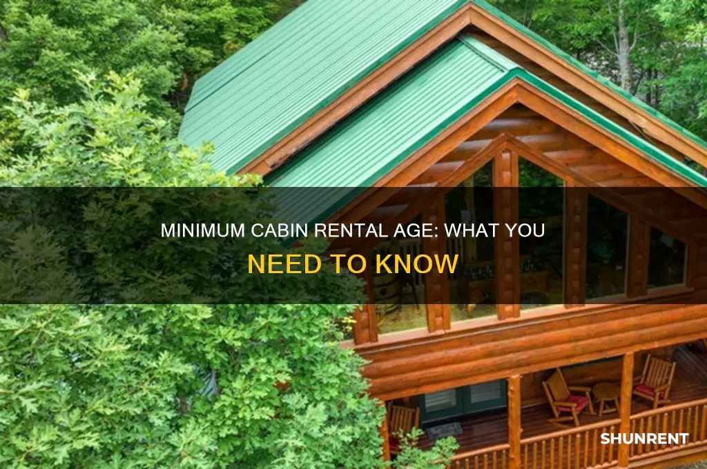 what is the minimum renting age for cabins