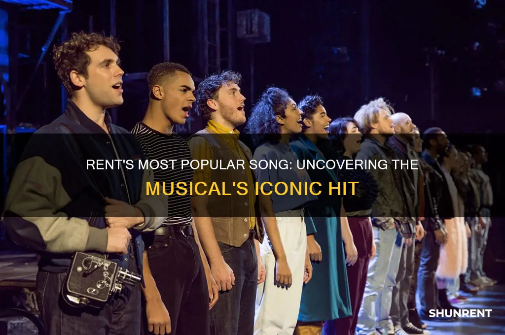 what is the most popular song from the play rent