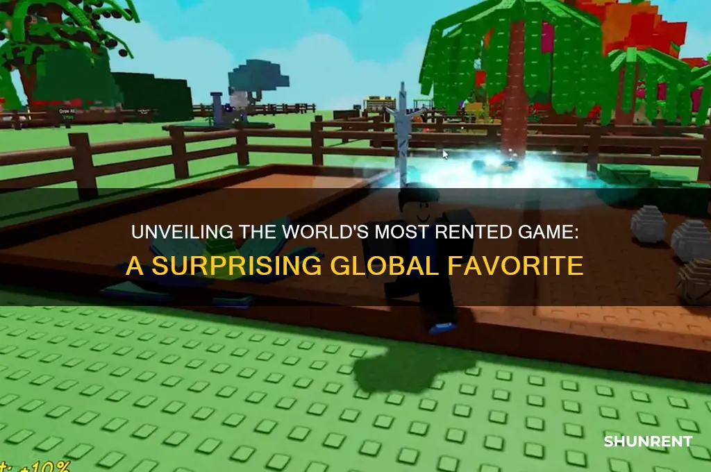 what is the most rented game in the world
