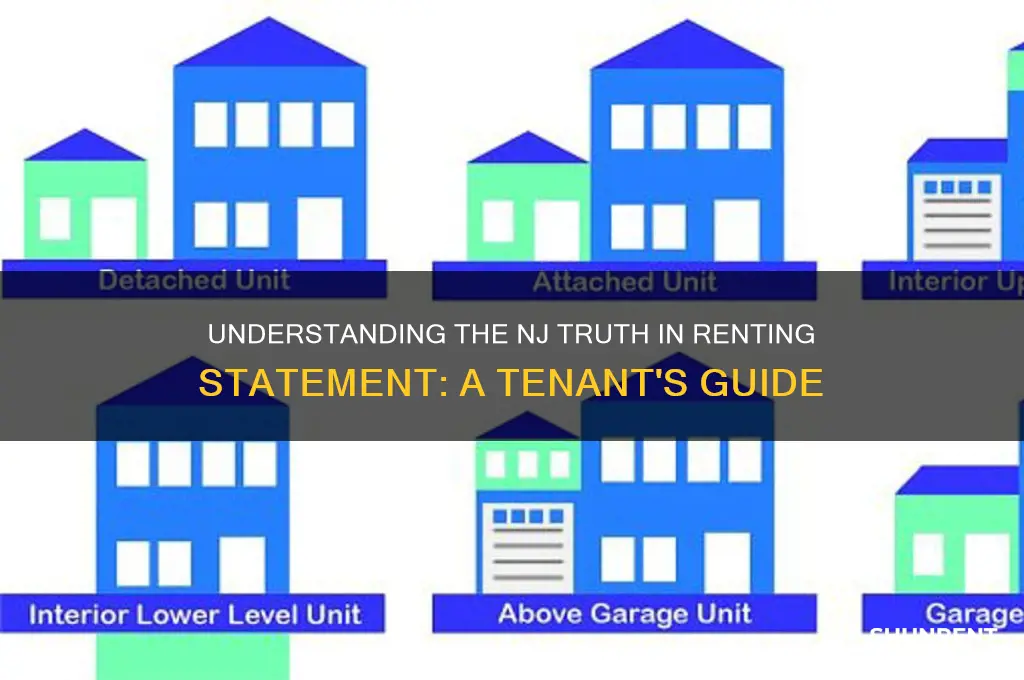 what is the nj truth in renting statement