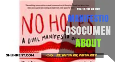Understanding the No Rent Manifesto Document: Purpose and Implications Explained